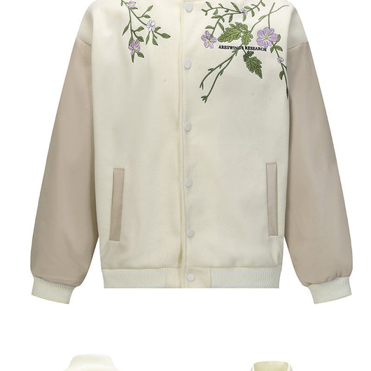Chaqueta Retro Americana con Bordado Floral para Hombre - Image 15