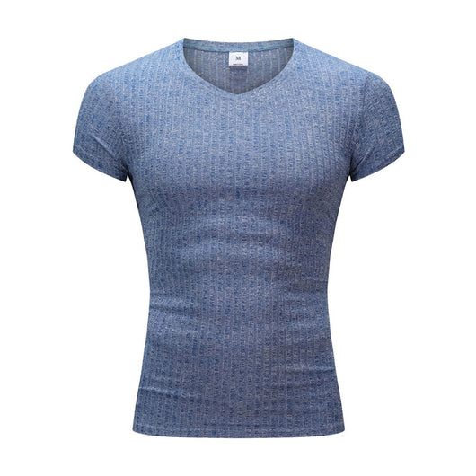 Playera Slim Fit Escote V Transpirable y Cómoda - Image 10