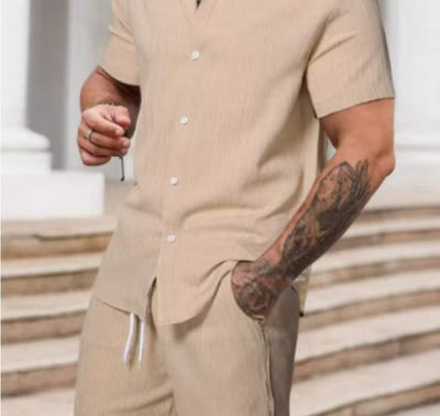 Traje Casual para Hombre con Estampado a Rayas - Image 12