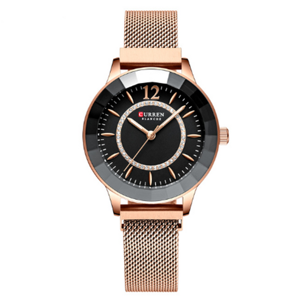 Reloj Elegante con Pulsera de Malla y Cierre Magnético
