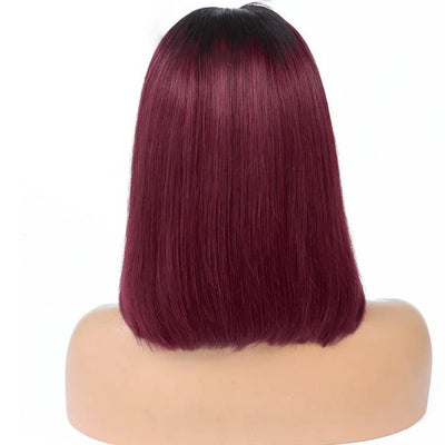 Peluca Bob Liso Corto Degradado 1B-99J Cabello Humano - Image 11