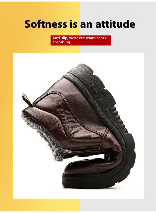 Zapatos de Invierno Acolchados para Adultos Mayores - Antideslizantes e Impermeables - Image 7