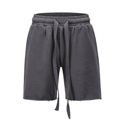 Shorts Casuales para Hombre con Bordes Crudos y Diseño Moderno - Image 10