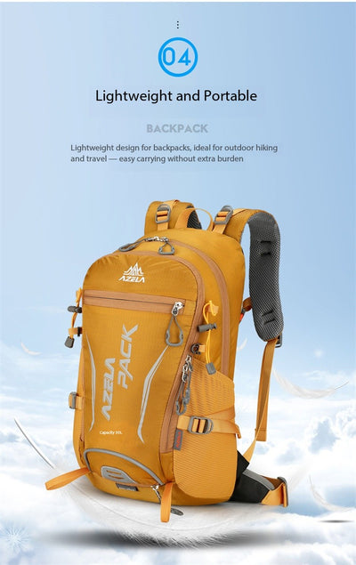 Mochila de Senderismo AZELA 30L Naranja - Resistente para Trekking y Montañismo - Image 21