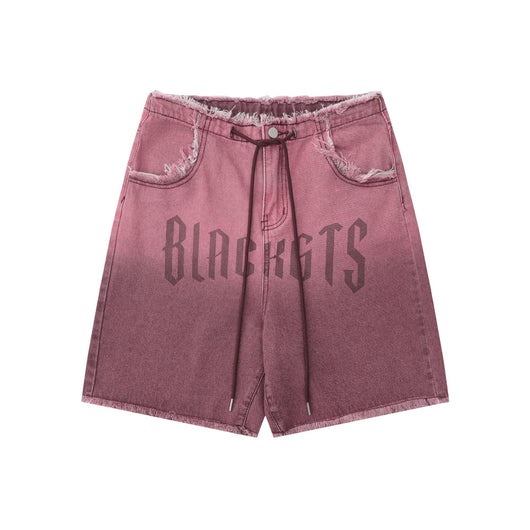 Shorts de Mezclilla Degradado Lavado para Hombre - Perfecto para Verano - Image 10