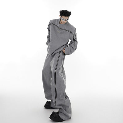 Sudadera Deportiva Oversized con Cierre de Cremallera y Hombreras Acolchadas - Image 15