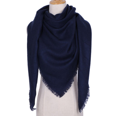 Bufanda Larga con Triángulos para Mujer - Chal Otoño Invierno - Image 31