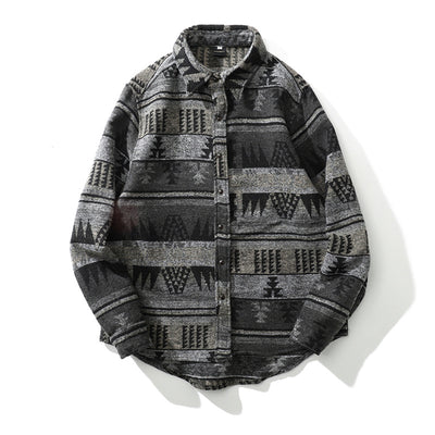 Chaqueta de Lana Escocesa Cálida para Hombre - Manga Larga - Image 5