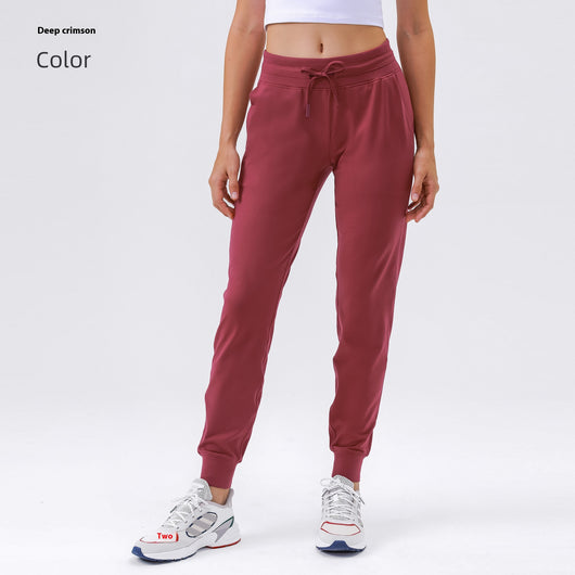 Pantalones Yoga Cintura Alta Mujer con Cordón Secado Rápido Elásticos - Image 10
