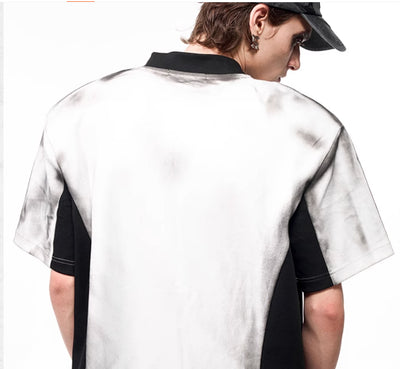 Blusa Escote V con Patrón Serpiente y Hombros Acolchados - Image 11