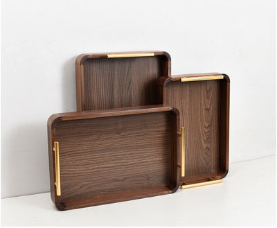 Bandeja Rectangular de Nogal para Café y Comedor - Image 18