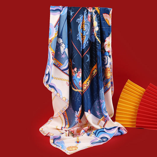 Pañuelo de Seda Crepé Liso - Regalo Elegante - Image 11