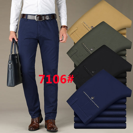 Pantalones Casuales Elásticos para Hombre - Otoño e Invierno - Image 13