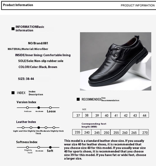 Zapatos Casuales de Cuero Estilo Británico para Hombre - Image 8