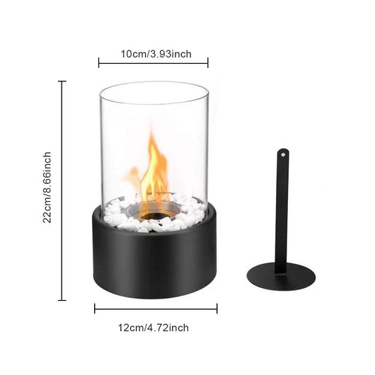 Brasero de Mesa Portátil con Combustible Seguro - Chimenea Decorativa Interior/Exterior - Image 6
