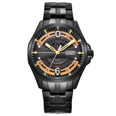 Reloj de Cuarzo Acero Inoxidable con Calendario - Elegancia Profesional - Image 2