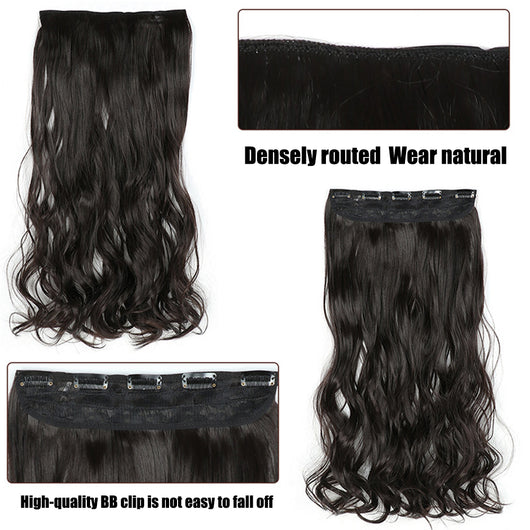 Extensiones de Cabello Ondulado Largo Voluminoso - Efecto Natural Sin Rastro - Image 28