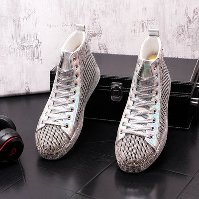 Botas Martin para Hombre con Detalles de Cristal Rhinestone - Image 22