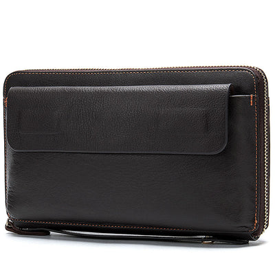Billetera Larga de Cuero para Hombre con Cierre y Múltiples Compartimentos - Image 8