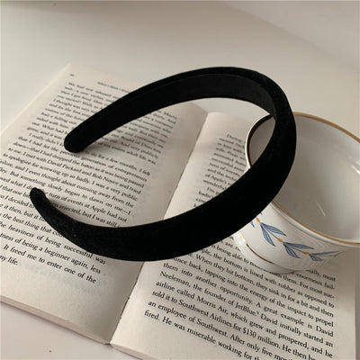 Diadema Retro de Satén con Esponja - Accesorio para Cabello Francés de Ancho Generoso - Image 101