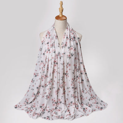 Pañuelo Estampado Chifón Malayo Indonesio para Mujer - Image 6