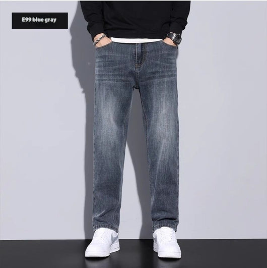 Pantalones Jeans Loose Straight Casual para Hombre - Image 9
