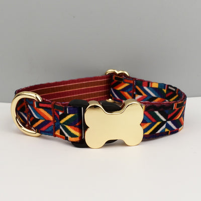 Collar para Mascotas con Diseño Étnico y Hebilla de Hueso - Image 16