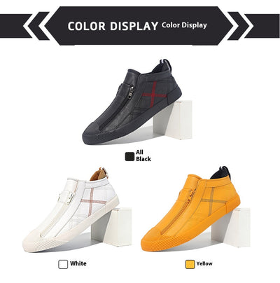 Tenis Casuales de Cuero Respirable - Sneakers Bajos Cómodos - Image 9