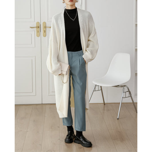 Cardigan Tejido Holgado y Cómodo - Chaqueta Casual Versátil - Image 10