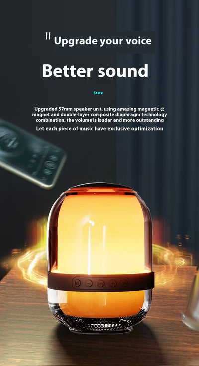 Parlante Bluetooth de Cristal Transparente con Luces Coloridas - Image 13