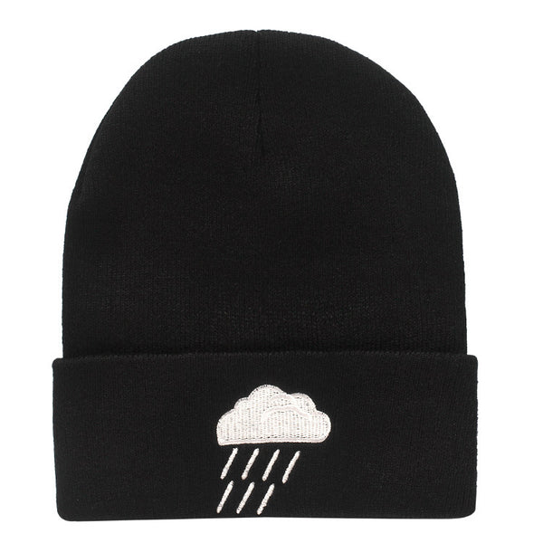 Gorro Hip Hop de Lana con Bordado Creativo - Gorro Tejido para Clima Frío - Image 6