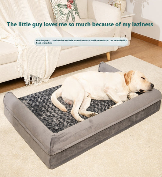 Sofá Cama Desmontable para Mascotas con Terciopelo Embossed y Espuma - Image 27