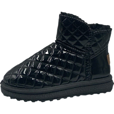 Botas de Nieve para Mujer con Forro de Felpa y Piel Gruesa - Image 4