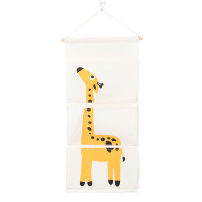 Bolsa Colgante de Algodón y Lino con Diseño Infantil - Organizador de Pared Multifuncional - Image 8