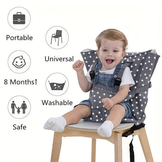 Cinturón de Seguridad Portátil para Silla de Comer - Asiento de Viaje Compacto - Image 7