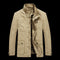 Chaqueta de Algodón Lavado Suelta para Hombre