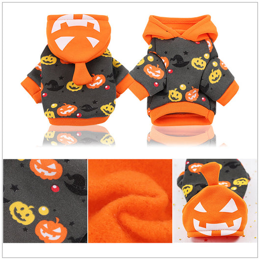 Ropa de Mascota Temática Halloween - Gato Negro, Araña y Calabaza - Image 9