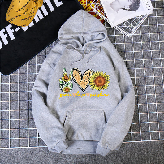 Sudadera Estampada con Capucha y Manga Larga para Mujer - Image 12