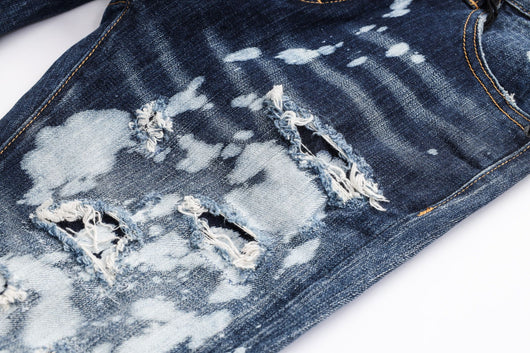 Pantalones Vaqueros Rotos para Hombre - Estilo Urbano - Image 9