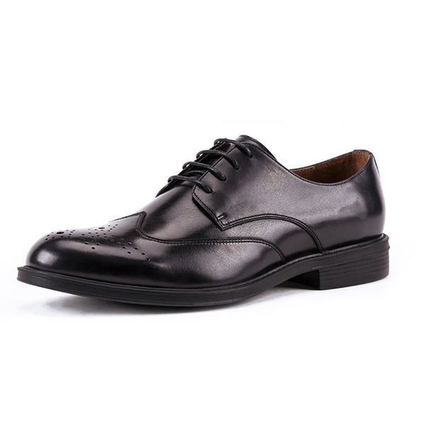 Zapatos de Cuero Casuales con Cordones para Hombre
