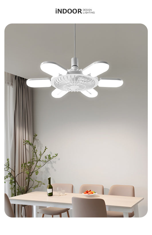 Lámpara Ventilador Inteligente E27 con Control Remoto para Sala y Recámara - Image 21