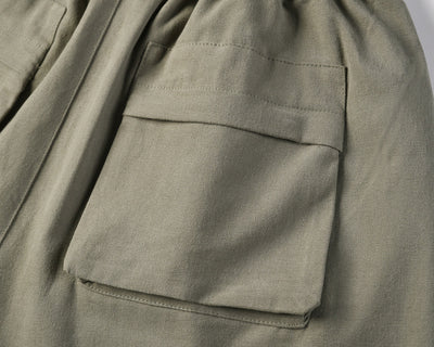 Shorts Militares con Cintura Elástica y Bolsillos con Parches - Image 17