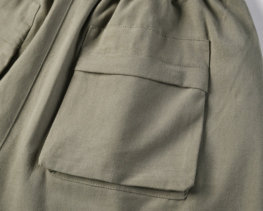 Shorts Militares con Cintura Elástica y Bolsillos con Parches - Image 17