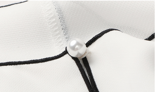 Blusa Clásica de Cuello Redondo y Manga Corta para Mujer - Image 8