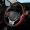 Gloss Carbon Fiber Steering Wheel Cover - Premium Design for Car