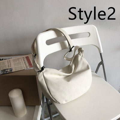 Bolsa Mensajero de Lona para Hombre - Bolso de Hombro Ligero y Versátil - Image 3