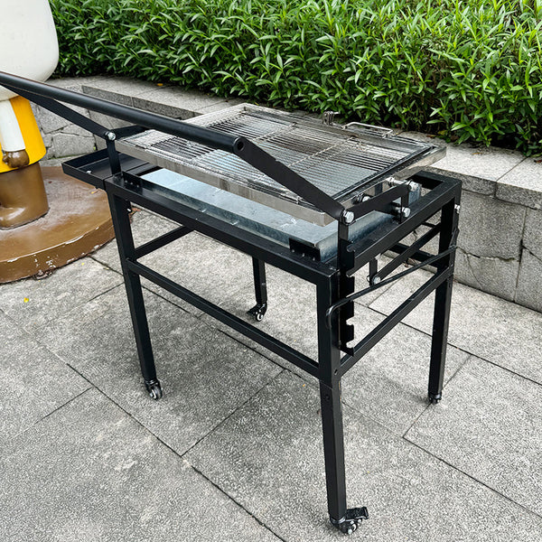Asador Volteable BBQ Villa Carbón para Patio