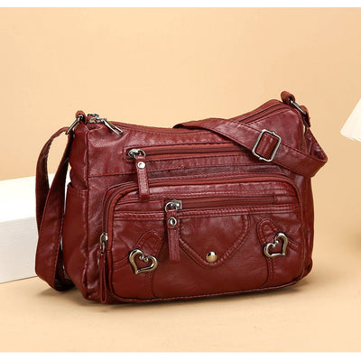 Bolso Bandolera de Lujo Versátil con Diseño Multicapas Espacioso - Image 20