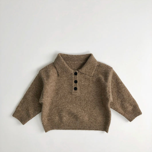 Abrigo Tejido Retro con Cuello Vuelto - Estilo Clásico Moderno - Image 9