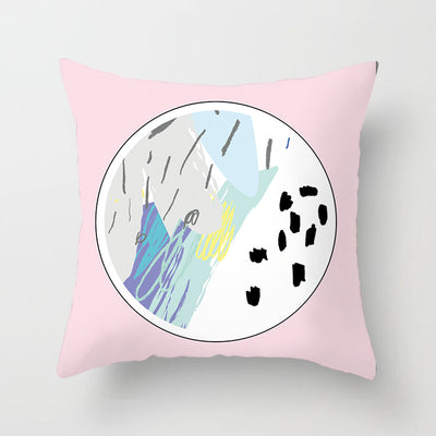 Funda de Almohada Geométrica Moderna en Poliéster Peachskin - Image 56